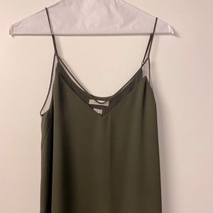 Aritzia camisole in army green. Size xs